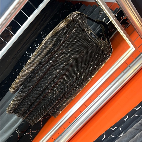 AKIRA Dresses & Skirts - NWT AKIRA Liquid Diamond Heavy Rhinestone Mesh Bodycon Dress 💎